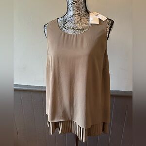 NWT Banana Republic Ladies XL Taupe Tank Top